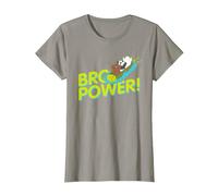 We Bare Bears Grizz Panda Ice Bear Bro Power! Camiseta, Mujer, Pizarra, L