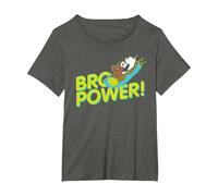 We Bare Bears Grizz Panda Ice Bear Bro Power! Camiseta, Mujer Tallas Grandes, Asfalto, 3XL Grande