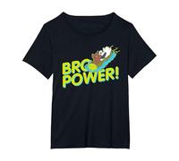 We Bare Bears Grizz Panda Ice Bear Bro Power! Camiseta, Mujer Tallas Grandes, Negro, 5XL Grande