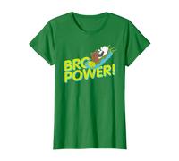 We Bare Bears Grizz Panda Ice Bear Bro Power! Camiseta, Mujer, Verde Kelly, S