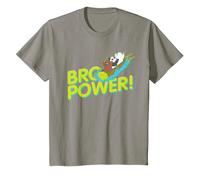 We Bare Bears Grizz Panda Ice Bear Bro Power! Camiseta, Niños, Pizarra, 6 años