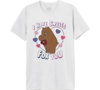 We Bare Bears Mewebarts002 Camiseta, Blanco, S para Hombre