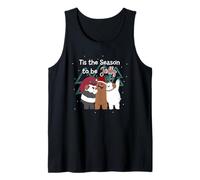 We Bare Bears Tis The Season Navidad Camiseta sin Mangas