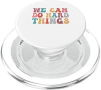 We Can Do Hard Things Groovy Retro Cita Motivacional PopSockets PopGrip para MagSafe