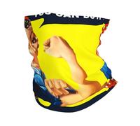 We Can Do It - Máscara facial deportiva multifuncional con estampado adecuado para deportes en climas fríos