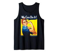 We Can Do It Poster Rosie The Riveter Girl Power Camiseta sin Mangas