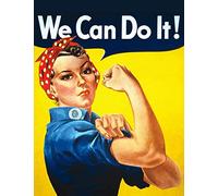 WE CAN DO IT! Rosie the Riveter: Blank Journal for Feminists