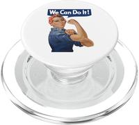 We Can Do It Rosie The Riveter, Feminista Rosey Rosy Vintage PopSockets PopGrip para MagSafe