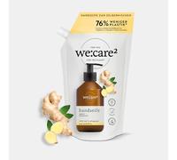 we:care² Bolsa de recambio para jabón de manos, 500 ml, jengibre/bergamota, jabón líquido sostenible y vegano sin siliconas, parabenos y microplásticos, bolsas de recarga de jabón líquido