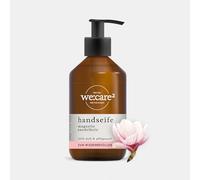 we:care² Jabón de manos de 250 ml, magnolia/sándalo, jabón líquido sostenible y vegano sin siliconas, parabenos y microplásticos, jabón líquido, dispensador de jabón de manos, lavado a mano