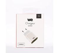 WE Cargador Adaptador de Corriente USB de 2,4 A para Smartphone, Tableta, Enchufe WiFi, Consola de Juegos