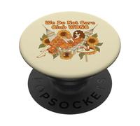 We Do Not Care Club WDNC Libro de Lectura Boho Floral PopSockets PopGrip Adhesivo