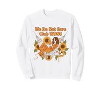 We Do Not Care Club WDNC Libro de Lectura Boho Floral Sudadera