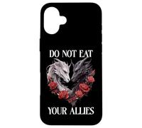 We Do Not Eat Allies Dragon Book Lover Dark Romance Smutty Carcasa para iPhone 16 Plus