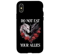 We Do Not Eat Allies Dragon Book Lover Dark Romance Smutty Carcasa para iPhone X/XS