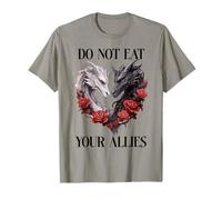 We Do Not Eat Allies Dragons In My Fantasy Era Book Dragon Camiseta