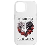 We Do Not Eat Allies Dragons In My Fantasy Era Book Dragon Carcasa para iPhone 14