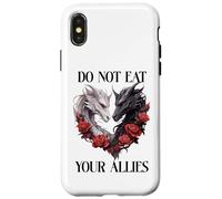 We Do Not Eat Allies Dragons In My Fantasy Era Book Dragon Carcasa para iPhone X/XS