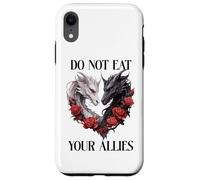 We Do Not Eat Allies Dragons In My Fantasy Era Book Dragon Carcasa para iPhone XR