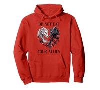 We Do Not Eat Allies Dragons In My Fantasy Era Book Dragon Sudadera con Capucha