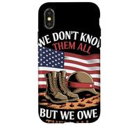 We Don’t Know Them All But We Owe Them All Honor Militar Carcasa para iPhone X/XS