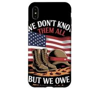 We Don’t Know Them All But We Owe Them All Honor Militar Carcasa para iPhone XS MAX