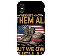 We Don't Know Them All But We Owe Them All Tributo Veteranos Carcasa para iPhone X/XS