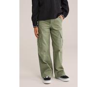 WE Fashion 5-pocket High Rise Army Green Talla: 110 | Pantalones Outlet | Unisex | Verde