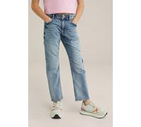 WE Fashion 5-pocket High Rise Dark Blue Talla: 158 | Pantalones Outlet | kids | Azul