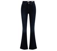 WE Fashion 5-pocket High Rise Dark Blue Talla: W26L34 | Pantalones Anchos Outlet | Mujer | Azul