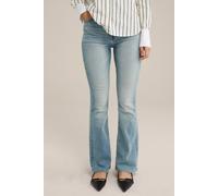 WE Fashion 5-pocket High Waist Bright Blue Talla: W26L30 | Pantalones Anchos Outlet | Mujer | Azul