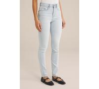 WE Fashion 5-pocket High Waist Light Blue Talla: W33L34 | Vaqueros Skinny Outlet | Mujer | Azul