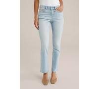 WE Fashion 5-pocket Mid Waist Blue Talla: 33 | Pantalones Rectos Outlet | Mujer | Azul