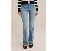 WE Fashion 5-pocket Mid Waist Blue Talla: W27L30 | Vaqueros Outlet | Mujer | Azul