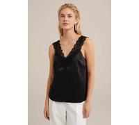 WE Fashion Blouse Black Talla: S | Camisetas de tirantes Outlet | Mujer | Negro