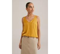 WE Fashion Blouse Mustard Yellow Talla: XS | Camisetas de Tirantes Outlet | Mujer | Amarillo