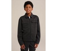 WE Fashion Boys Cardigan With Zipper Black Talla: 134/140 | Chaquetas Outlet | Unisex | Negro