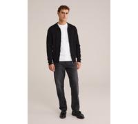 WE Fashion Cardigan With Zipper Black Talla: M | Cárdigan Outlet | Hombre | Negro