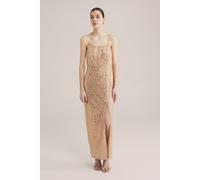 WE Fashion Dress Maxi Length Gold Talla: L | Vestidos Maxi Outlet | Mujer | Amarillo