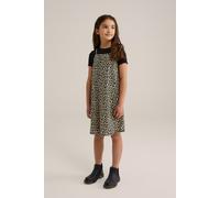WE Fashion Dress Mid Length Beige Talla: 158/164 | Vestidos Outlet | Unisex | Marrón
