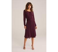 WE Fashion Dress Mid Length Burgundy Red Talla: XL | Vestidos Midi Outlet | Mujer | Marrón