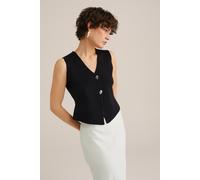 WE Fashion Gilet Black Talla: XL | Camisetas Outlet | Mujer | Negro