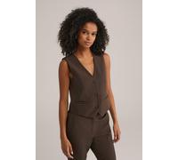 WE Fashion Gilet Brown Talla: 34 | Chaquetas Outlet | Mujer | Marrón
