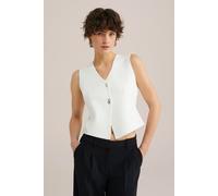 WE Fashion Gilet Off-white Talla: M | Chaquetas Outlet | Mujer | Blanco