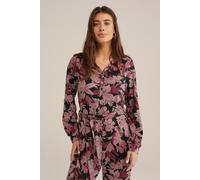 WE Fashion Jumpsuit Aubergine Talla: XS | Monos Outlet | Mujer