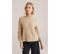 WE Fashion Knitted Pullover Beige Talla: XXXL | Sudaderas con Capucha Outlet | Mujer | Marrón