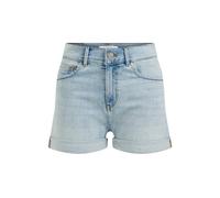 WE Fashion Ladies High Rise Denim Short With Stretch Light Blue Talla: 36 | Pantalones Cortos Outlet | Mujer | Azul