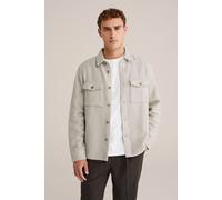 WE Fashion Overshirt Light Grey Talla: XL | Camisas Casuales Outlet | Hombre | Gris