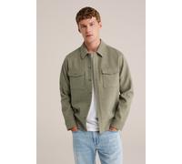 WE Fashion Overshirt Pastel Green Talla: S | Camisas Casuales Outlet | Hombre | Verde