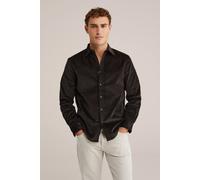 WE Fashion Shirt Dark Brown Talla: XXL | Camisas de Trabajo Outlet | Hombre | Marrón